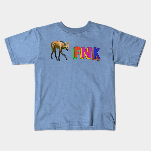 Maned Fox FNK Kids T-Shirt by illDeer